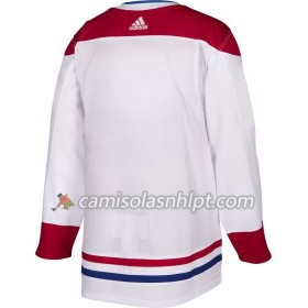 Camisola Montreal Canadiens Blank Adidas Branco Authentic - Homem